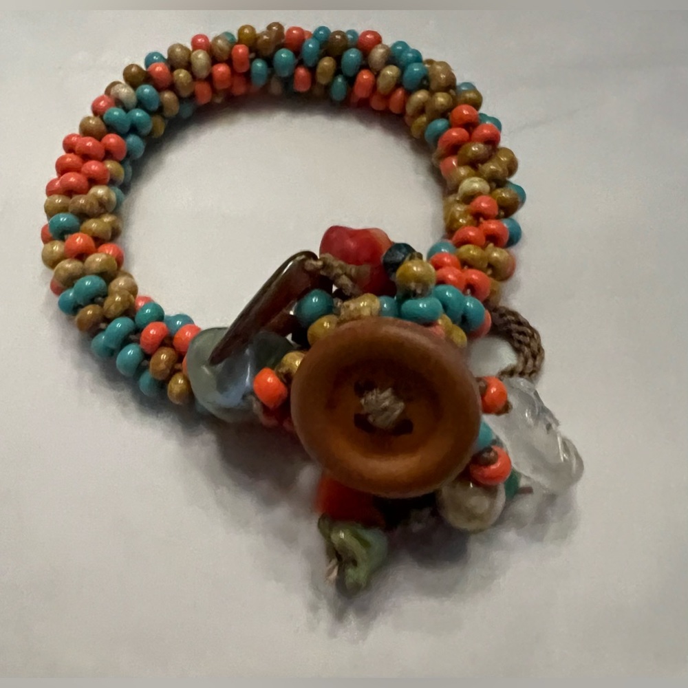 Kumihimo bracelet 7”